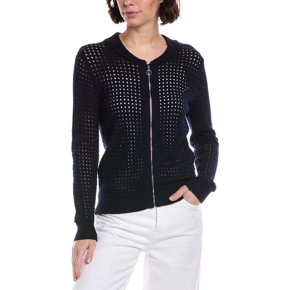Metric Knits Womens  Cardigan, Blue
